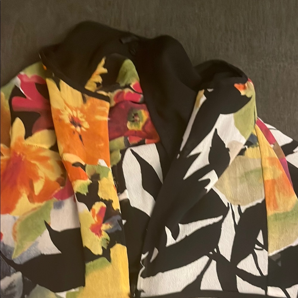 Talbots SILK Floral Dress - Picture 8 of 9